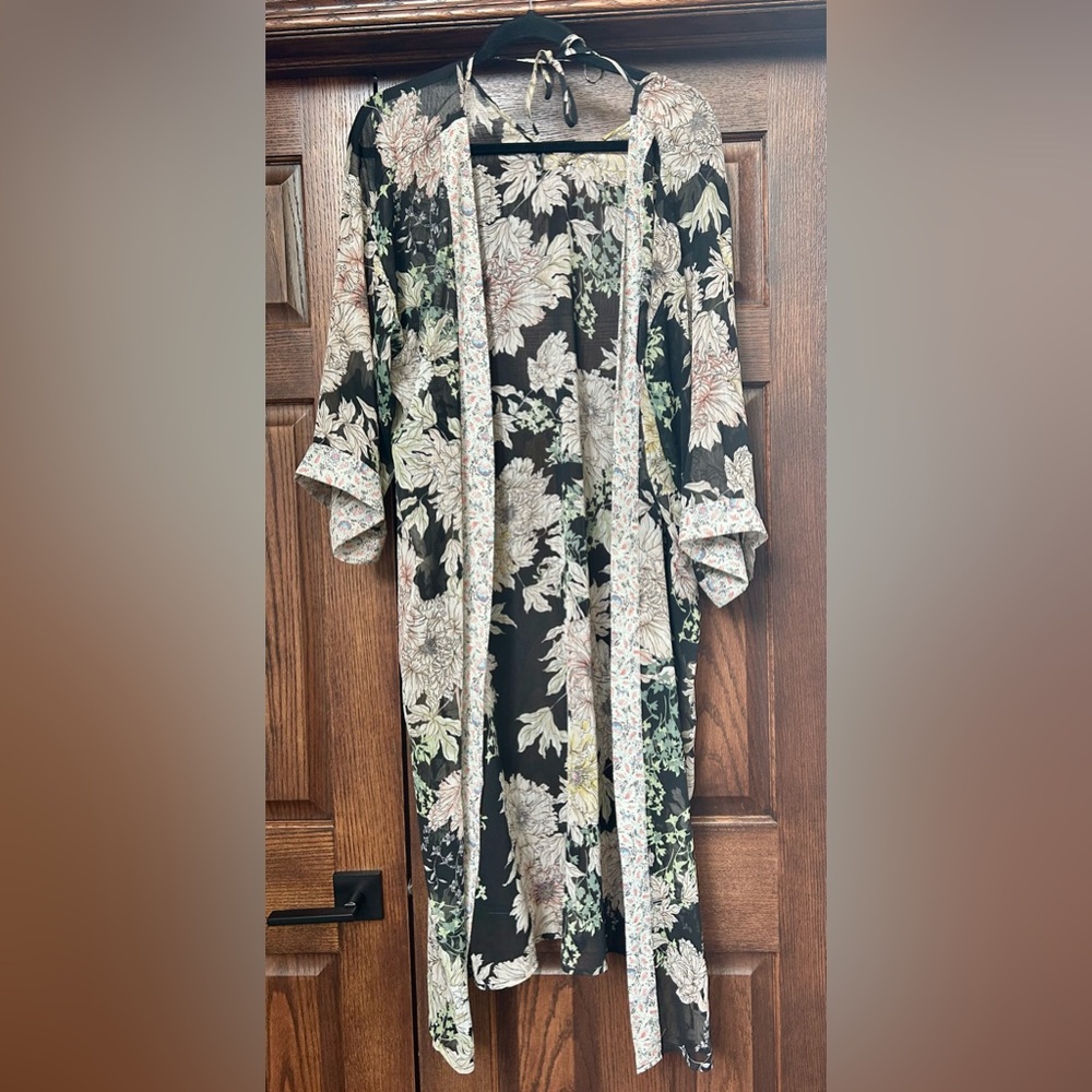 Boho Floral kimono style jacket